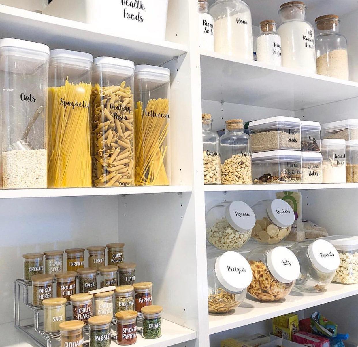 6 easy steps to get the pantry of your dreams - Little Label Co