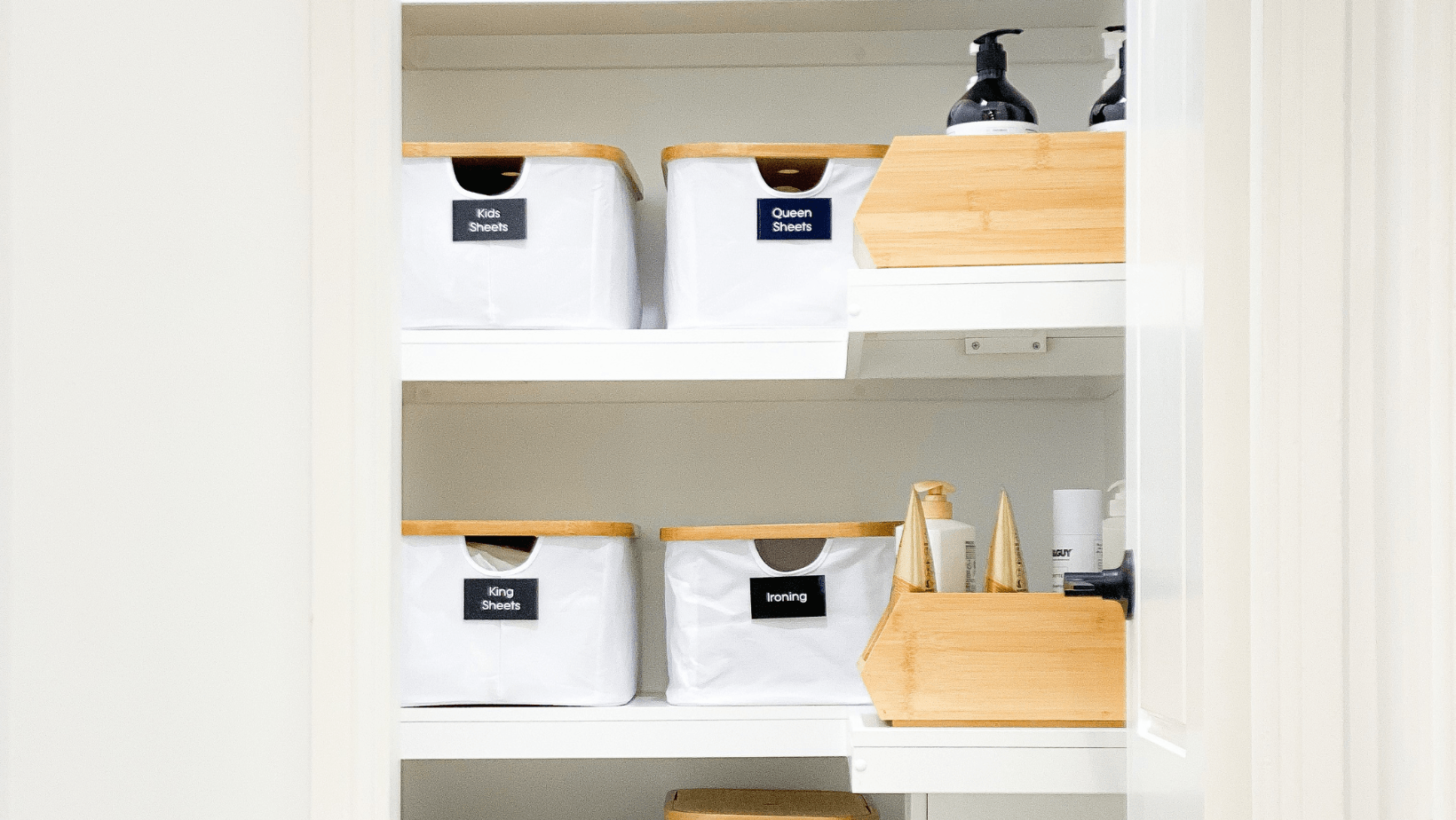 How to organise your linen - Little Label Co