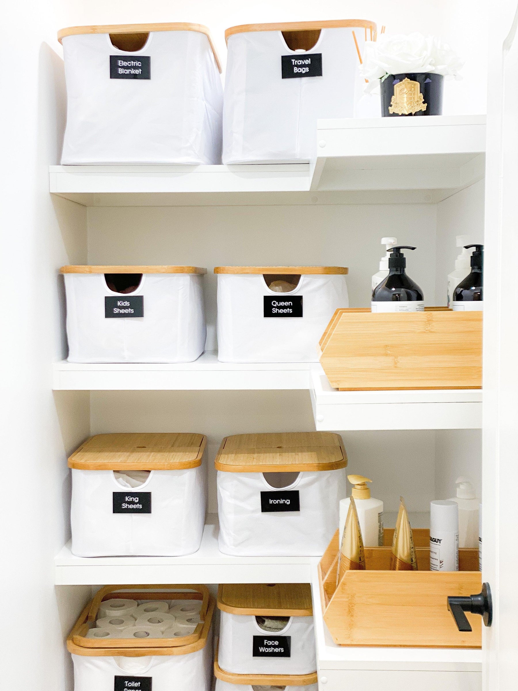 10 Genius Ways to Organise Your Linen Cupboard Using Linen Storage Baskets