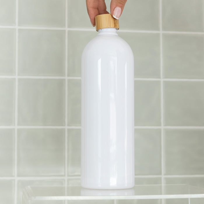1L Refillable Bathroom Bottle - Little Label Co Australia - The Home of Organisation For Kitchen, Bathroom, Laundry & More