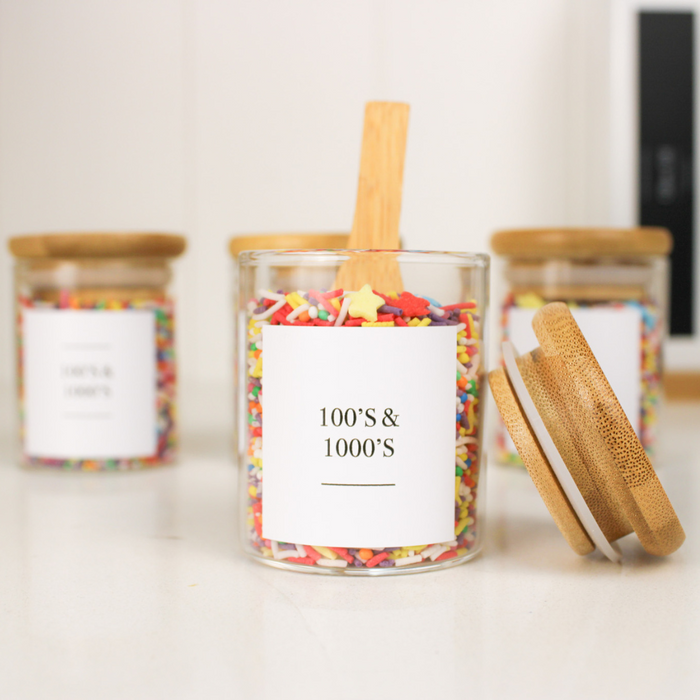 Custom Herb & Spice Stickers - 6 Label Pack - Little Label Co The Home of Organisation For Kitchen, Bathroom, Laundry & More