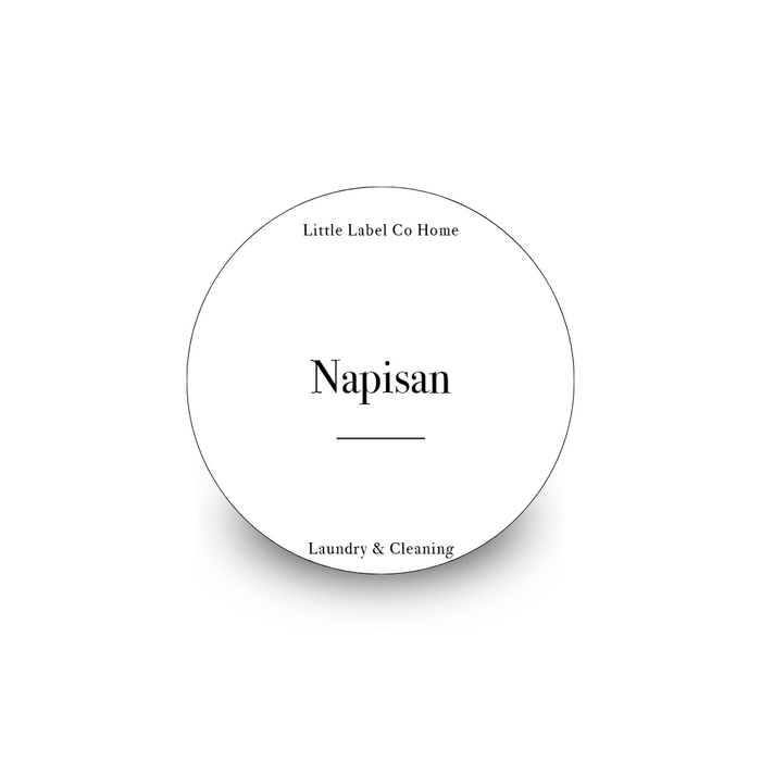 Custom Laundry & Cleaning Stickers - 6 Label Pack - Little Label Co The Home of Organisation For Kitchen, Bathroom, Laundry & More
