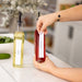 Clear Oil & Vinegar Bottle - 500ml - Little Label Co The Home of Organisation For Kitchen, Bathroom, Laundry & More