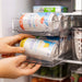 2 Level Rotating Can Organiser Large Cans - for fridge organisation and pantry storage.