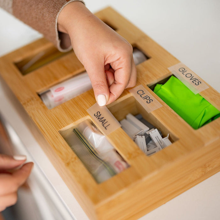 Custom Labels for Food Wrap and Roll Dispensers - Little Label Co The Home of Organisation For Kitchen, Bathroom, Laundry & More