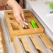 Bamboo Sandwich Bag Organiser - Little Label Co The Home of Organisation For Kitchen, Bathroom, Laundry & More