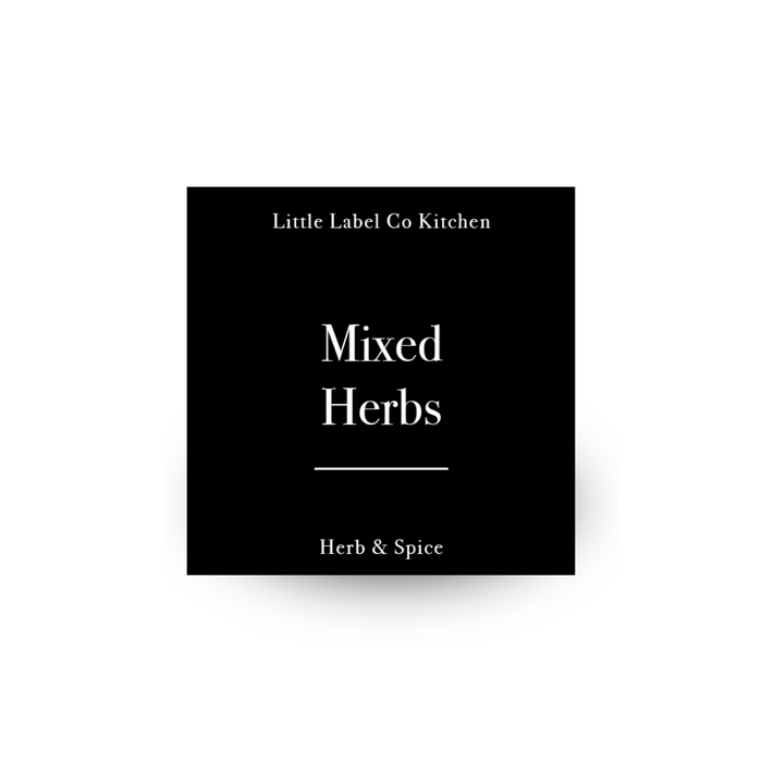 Custom Herb & Spice Stickers - 6 Label Pack - Little Label Co The Home of Organisation For Kitchen, Bathroom, Laundry & More