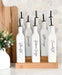 500ml Oil & Vinegar Bottles WHITE - Little Label Co - Oil & Vinegar Dispensers - 20%,Catchoftheday,Kitchen Organisation,Oil & Vinegar Bottles,Pantry Organisation