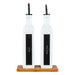 White Oil & Vinegar bottles with Bamboo tray - 500ml