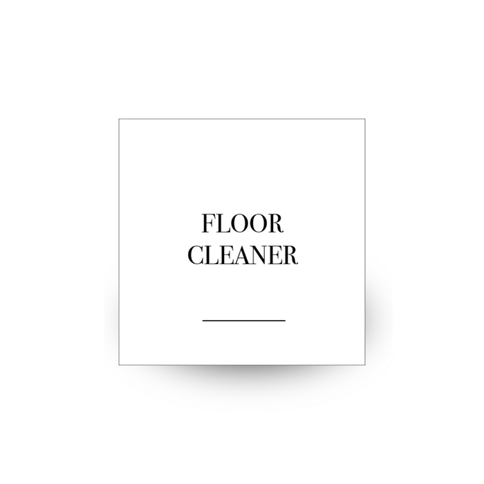 Laundry Cleaning Stickers Square Pack x 30 Labels - Little Label Co The Home of Organisation For Kitchen, Bathroom, Laundry & More