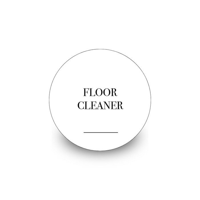 Round Laundry & Cleaning Stickers - 30 Label Pack - Little Label Co The Home of Organisation For Kitchen, Bathroom, Laundry & More