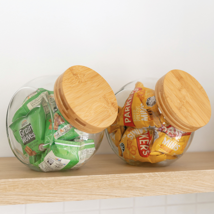 Bamboo Snack Jar Packs - Little Label Co Australia - The Home of Organisation For Kitchen, Bathroom, Laundry & More