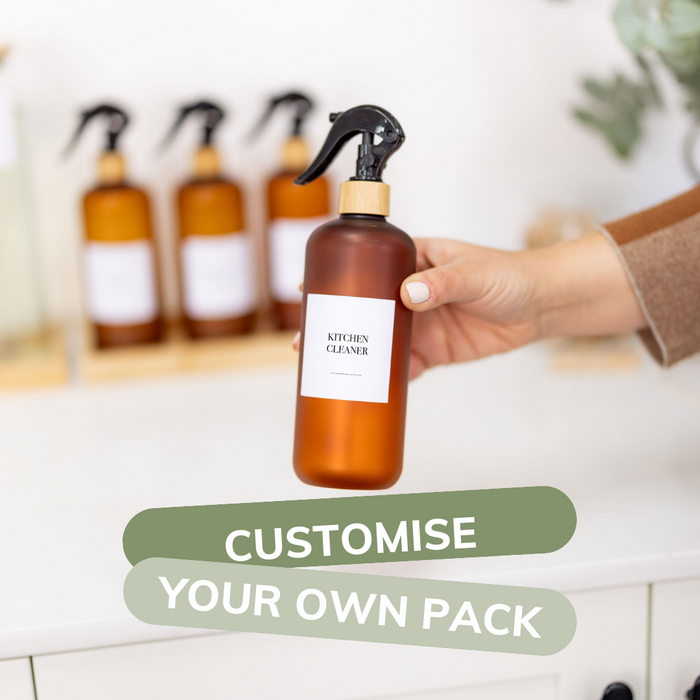 Custom Laundry & Cleaning Stickers - 6 Label Pack - Little Label Co The Home of Organisation For Kitchen, Bathroom, Laundry & More