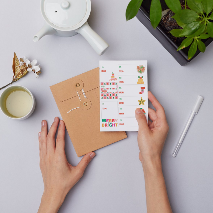 Christmas Gift Sticker Pack (47 Stickers) - Little Label Co The Home of Organisation For Kitchen, Bathroom, Laundry & More