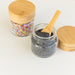 Bamboo Glass Pantry Jar - 100ml - Little Label Co Australia - The Home of Organisation For Kitchen, Bathroom, Laundry & More