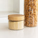 Bamboo Glass Pantry Jar - 500ml - Little Label Co Australia - The Home of Organisation For Kitchen, Bathroom, Laundry & More