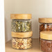 Deluxe Bamboo Glass Jar Pack - Little Label Co Australia - The Home of Organisation For Kitchen, Bathroom, Laundry & More