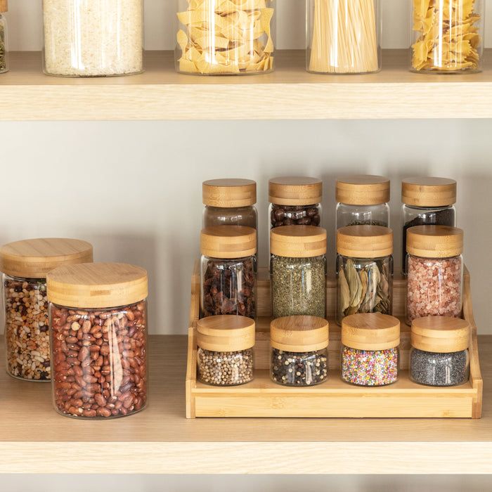 Ultimate Bamboo Pantry Container Set - Little Label Co Australia - The Home of Organisation For Kitchen, Bathroom, Laundry & More