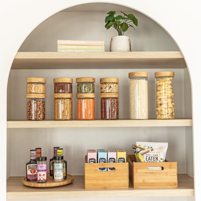 Essential Bamboo Screw Top Pantry Pack