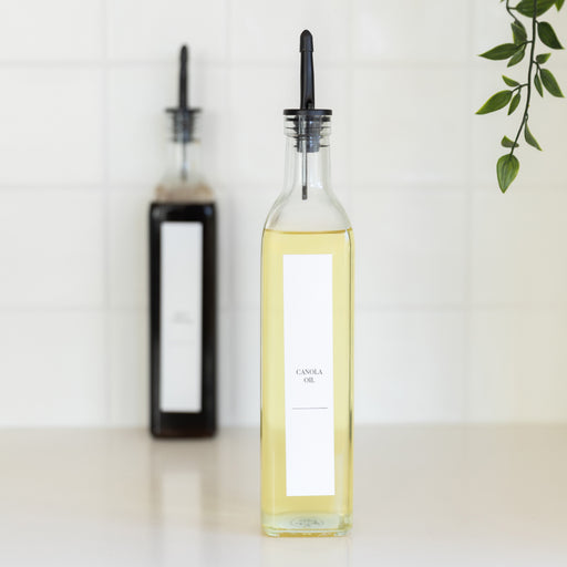 Oil & Vinegar Stickers - 16 Label Pack - Little Label Co The Home of Organisation For Kitchen, Bathroom, Laundry & More