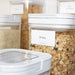 Custom Rectangle Flip Canister Stickers - 6 Label Pack - Little Label Co The Home of Organisation For Kitchen, Bathroom, Laundry & More