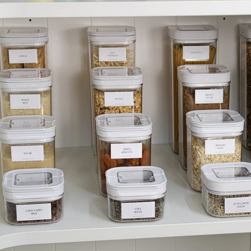 FREE Flip Canister Pantry Stickers Pack - Little Label Co The Home of Organisation For Kitchen, Bathroom, Laundry & More