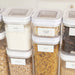 White Flip Canister - 2.3L - Little Label Co The Home of Organisation For Kitchen, Bathroom, Laundry & More