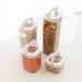 White Flip Canister - 2.3L - Little Label Co The Home of Organisation For Kitchen, Bathroom, Laundry & More