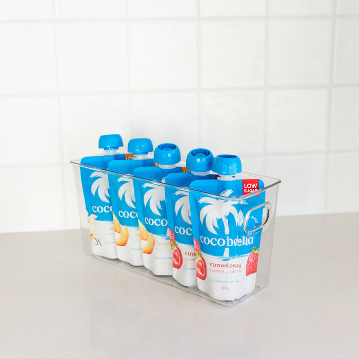 Clear Storage Tub Mini - Little Label Co The Home of Organisation For Kitchen, Bathroom, Laundry & More