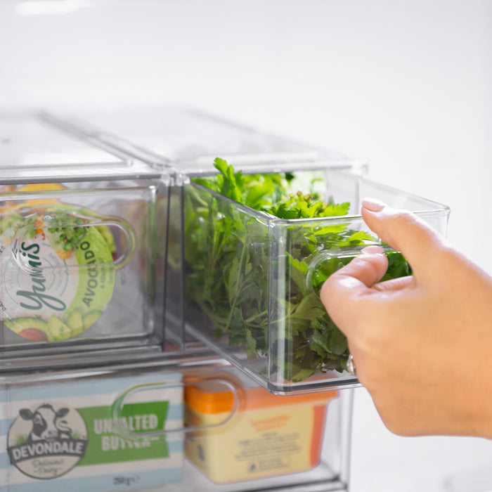 Clear Modular Drawer Organiser Small - Little Label Co The Home of Organisation For Kitchen, Bathroom, Laundry & More