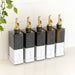 Green Oil & Vinegar Book Bottles with Acrylic Tray - 5 Pack - Little Label Co Australia - The Home of Organisation For Kitchen, Bathroom, Laundry & More