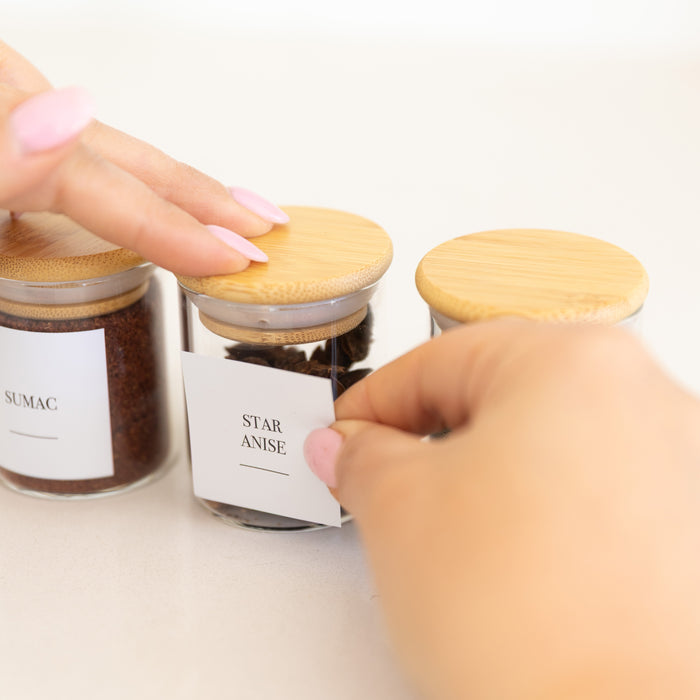 Essentials Pantry & Herb & Spice Sticker Pack (48 Stickers) - Little Label Co Australia - The Home of Organisation For Kitchen, Bathroom, Laundry & More