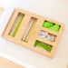Bamboo Sandwich Bag Organiser - Little Label Co The Home of Organisation For Kitchen, Bathroom, Laundry & More