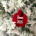 Personalised Christmas Round Acrylic Baubles (with label) - Little Label Co Australia - The Home of Organisation For Kitchen, Bathroom, Laundry & More