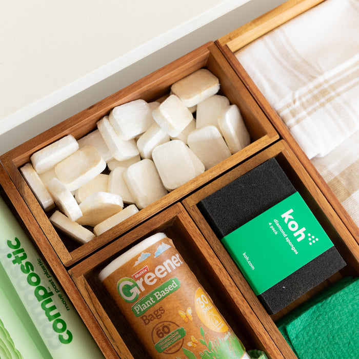 Acacia Wood Drawer Organiser - Small