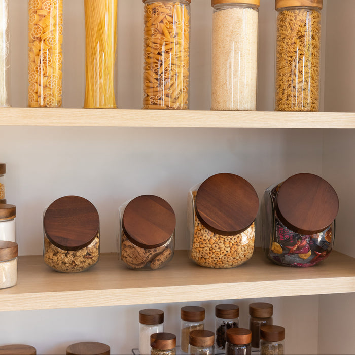 Acacia Snack Jar Packs - Little Label Co Australia - The Home of Organisation For Kitchen, Bathroom, Laundry & More
