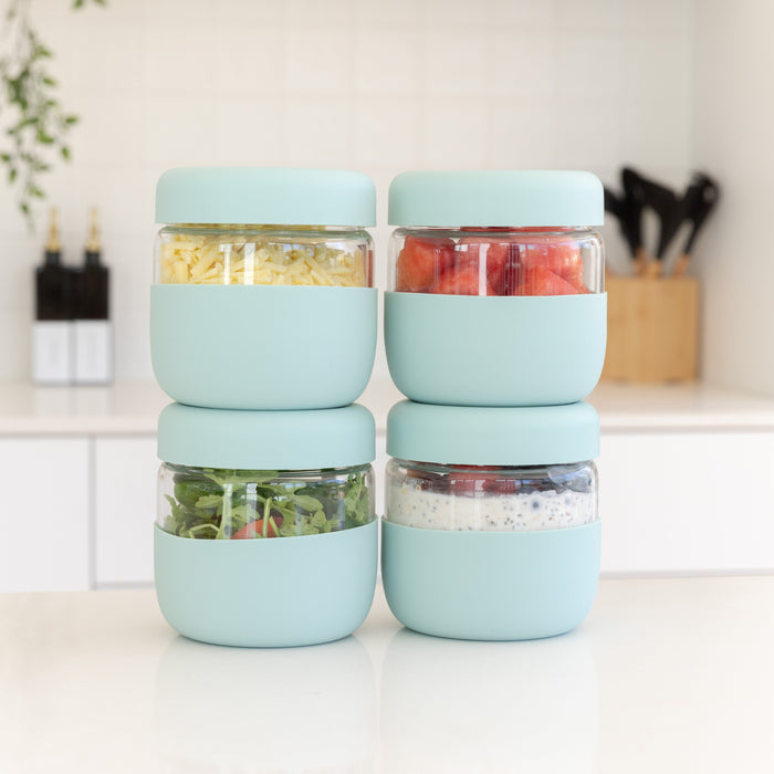 Glass Food Storage Jar - Little Label Co Australia - The Home of Organisation For Kitchen, Bathroom, Laundry & More