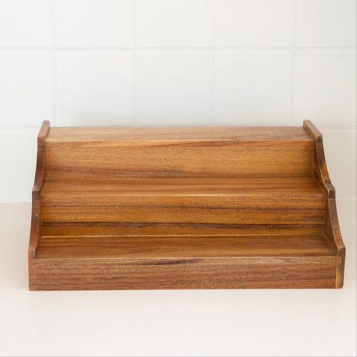 Acacia Wood Herb & Spice Shelf - Little Label Co Australia - The Home of Organisation For Kitchen, Bathroom, Laundry & More