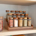 Large Acacia Spice Rack with 15 Acacia Shaker Spice Jars Pack - Little Label Co Australia - The Home of Organisation For Kitchen, Bathroom, Laundry & More