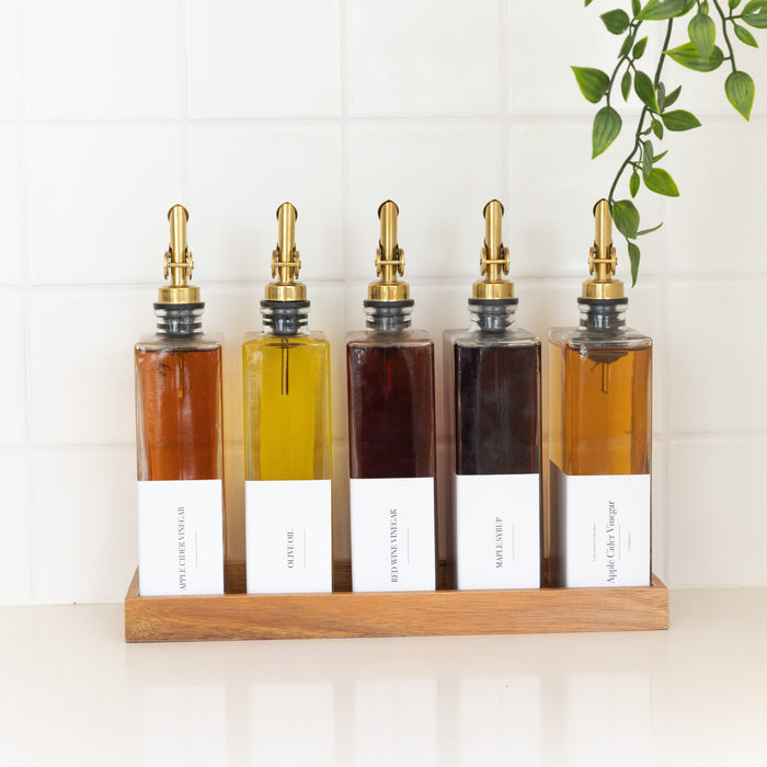 Oil & Vinegar Book Bottles with Tray Pack