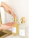 500ml Clear Glass Pump Bottle with Gold Pump - Little Label Co The Home of Organisation For Kitchen, Bathroom, Laundry & More