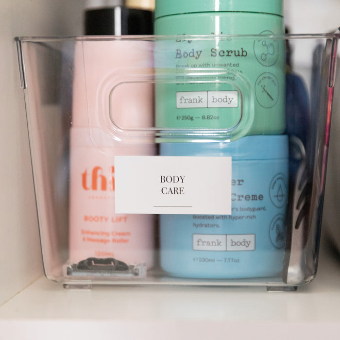 Bathroom Organisation Stickers - 36 Label Pack - Little Label Co Australia - The Home of Organisation For Kitchen, Bathroom, Laundry & More