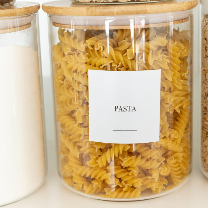 Square Pantry Stickers Pack x 114 Labels - Little Label Co Australia - The Home of Organisation For Kitchen, Bathroom, Laundry & More