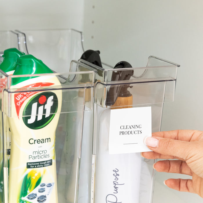 Square Laundry Cleaning Stickers Pack x 30 Labels - Little Label Co Australia - The Home of Organisation For Kitchen, Bathroom, Laundry & More