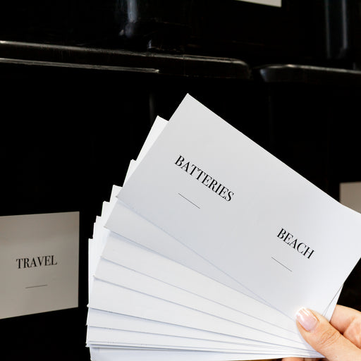 Garage Organisation Stickers - 32 Label Pack - Little Label Co Australia - The Home of Organisation For Kitchen, Bathroom, Laundry & More