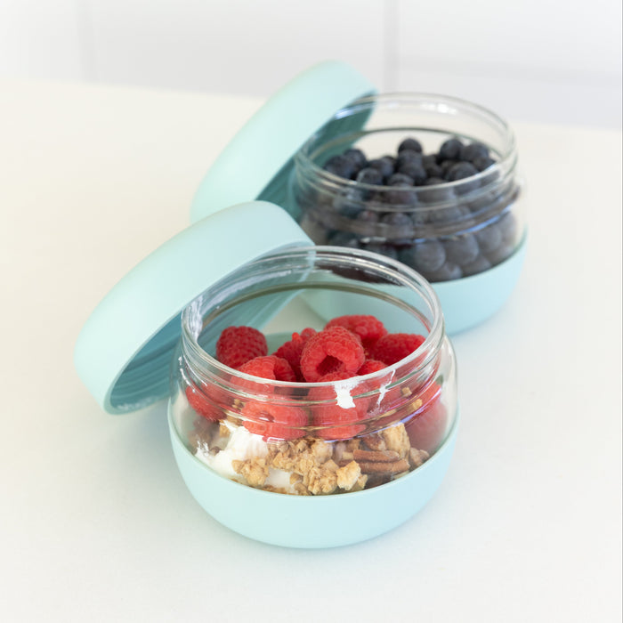 Glass Food Storage Jar - 500ml - Little Label Co Australia - The Home of Organisation For Kitchen, Bathroom, Laundry & More