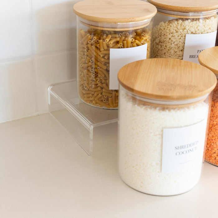 Acrylic Pantry Shelf Riser