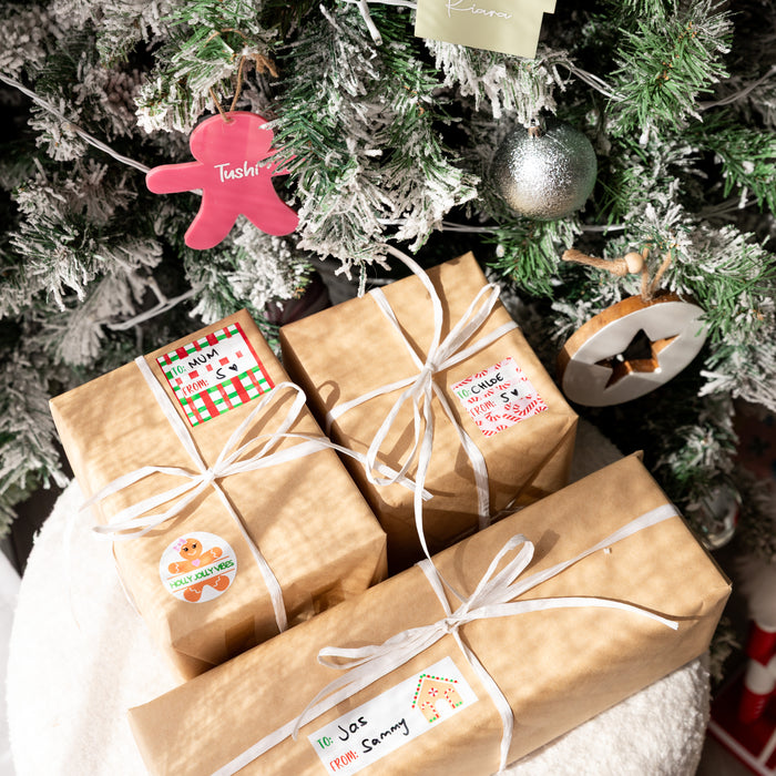 Christmas Gift Sticker Pack (47 Stickers) - Little Label Co Australia - The Home of Organisation For Kitchen, Bathroom, Laundry & More