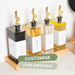 Custom Book Bottle Stickers - 4 Label Pack - Little Label Co The Home of Organisation For Kitchen, Bathroom, Laundry & More