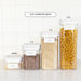 White Flip Canister - 2.3L - Little Label Co The Home of Organisation For Kitchen, Bathroom, Laundry & More
